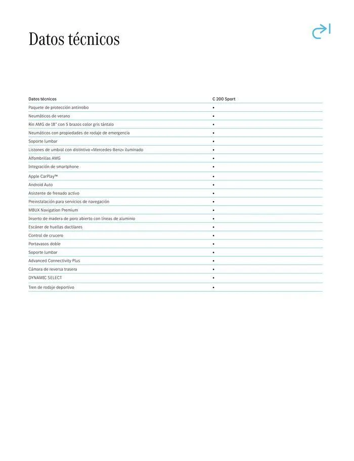 Catálogo de C-200 Sport 27 de febrero al 31 de diciembre 2024 - Pagina 9