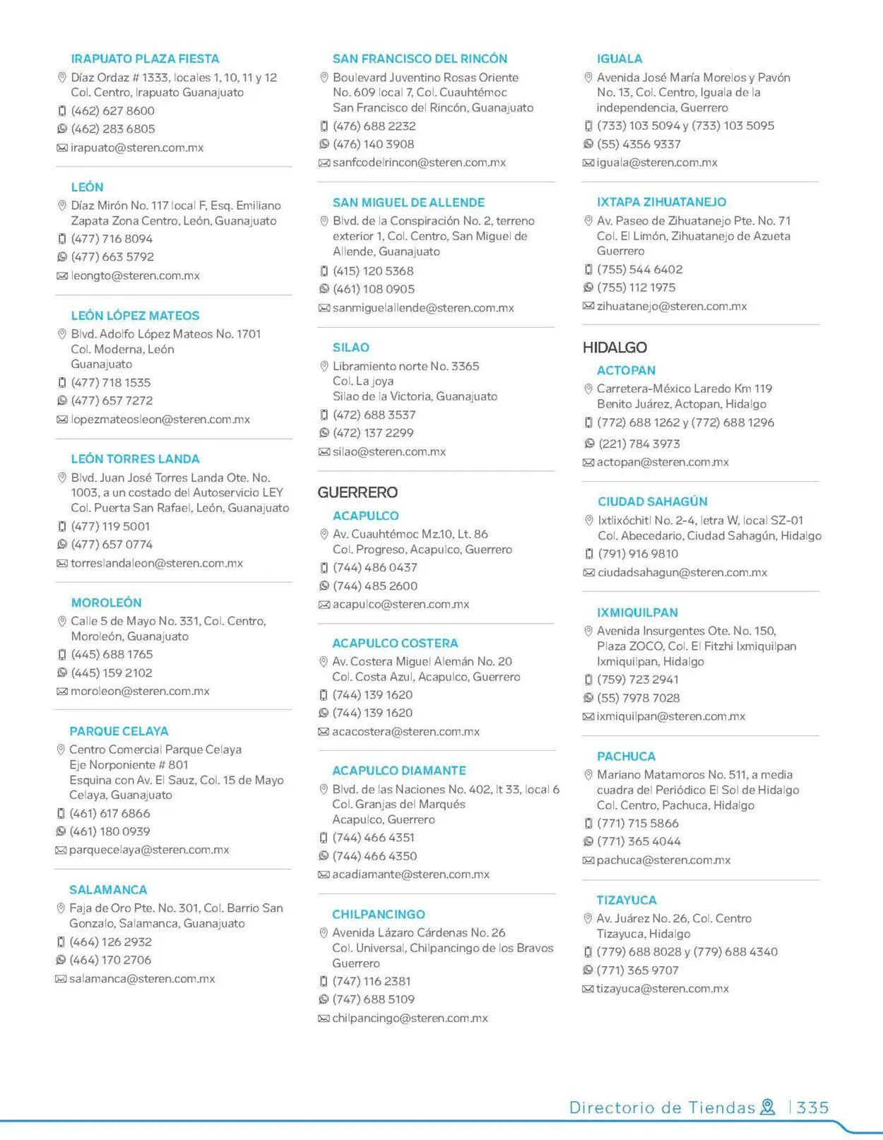 Catálogo de Steren 1 de febrero al 31 de diciembre 2023 - Pagina 355