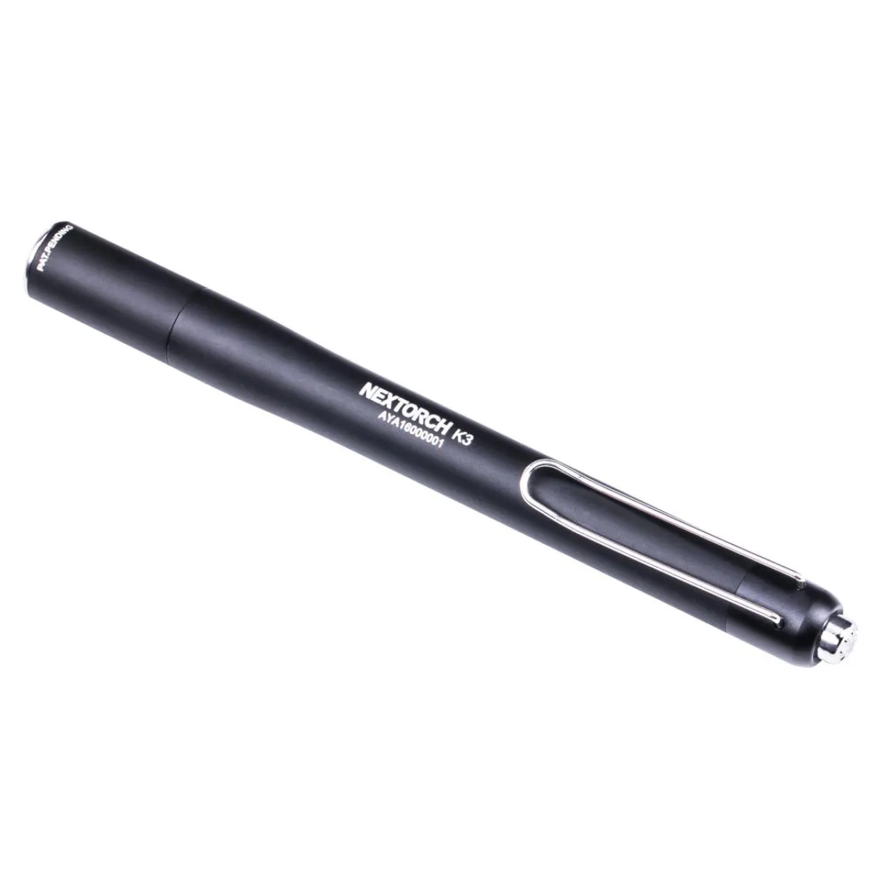 Linterna tipo bolígrafo de luz LED, con memoria