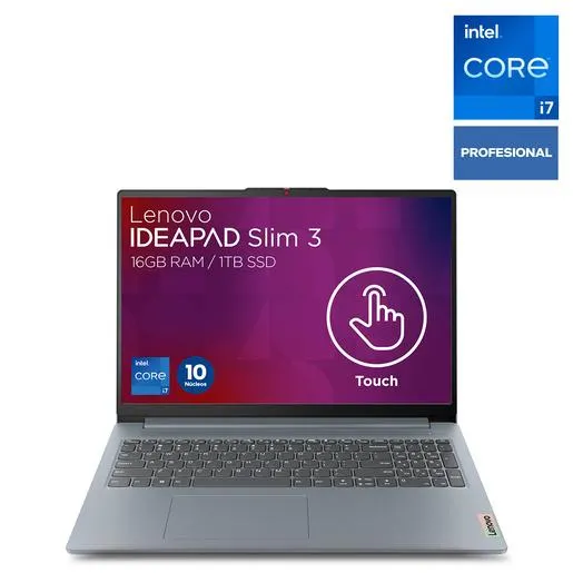 Laptop Lenovo IdeaPad Slim 3 Intel Core i7 15.6 pulg. 1tb SSD 16gb
