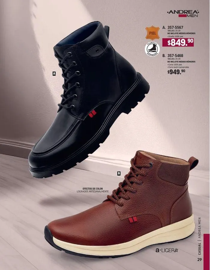 Catálogo de ANDREA - CALZADO CABALLERO 26 de agosto al 25 de enero 2025 - Pagina 117