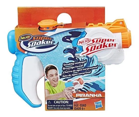 Hasbro Nerf Supersoaker Piranha Lanzador De Agua E2769