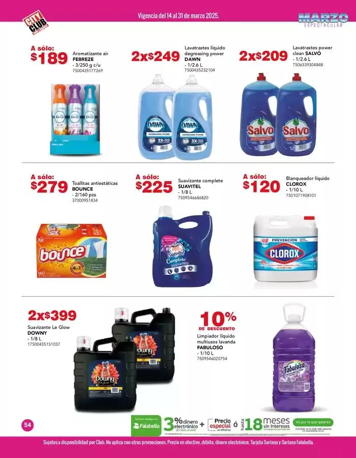 Catálogo de Marzo Espectacular 28 de febrero al 31 de marzo 2025 - Pagina 54