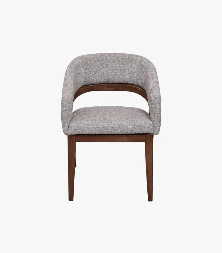 Silla Javi de tela color Gris