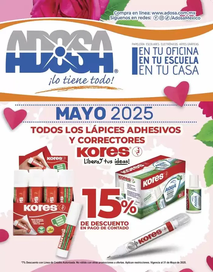 Catálogo de Ofertas Adosa 1 de mayo al 31 de mayo 2025 - Pagina 1