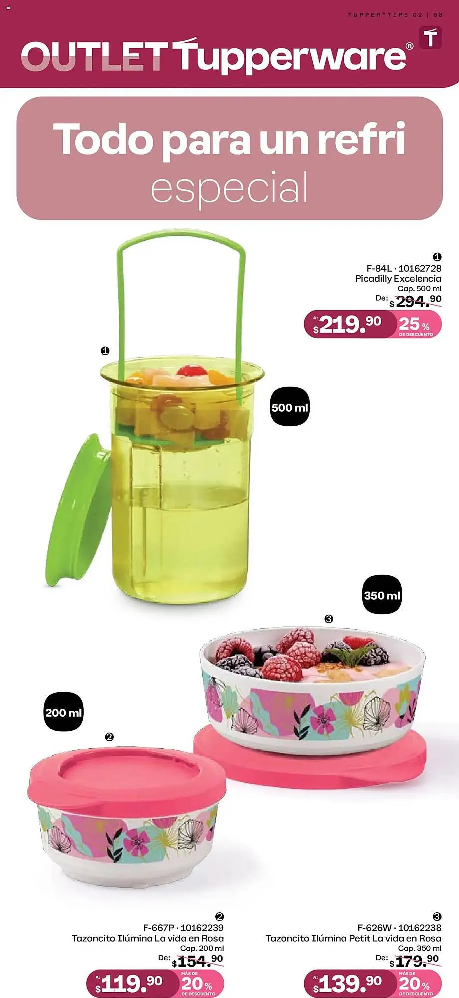 Catálogo de Catálogo Tupperware 27 de enero al 23 de febrero 2025 - Pagina 68