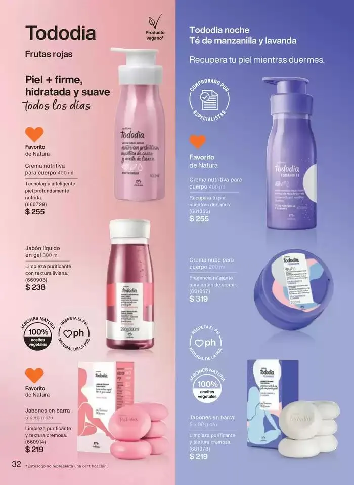 Catálogo de Avon Folleto Natura C7 17 de marzo al 25 de julio 2025 - Pagina 32