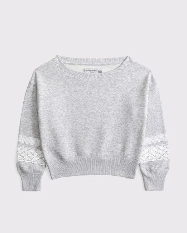 essential off-the-shoulder sweatshirt