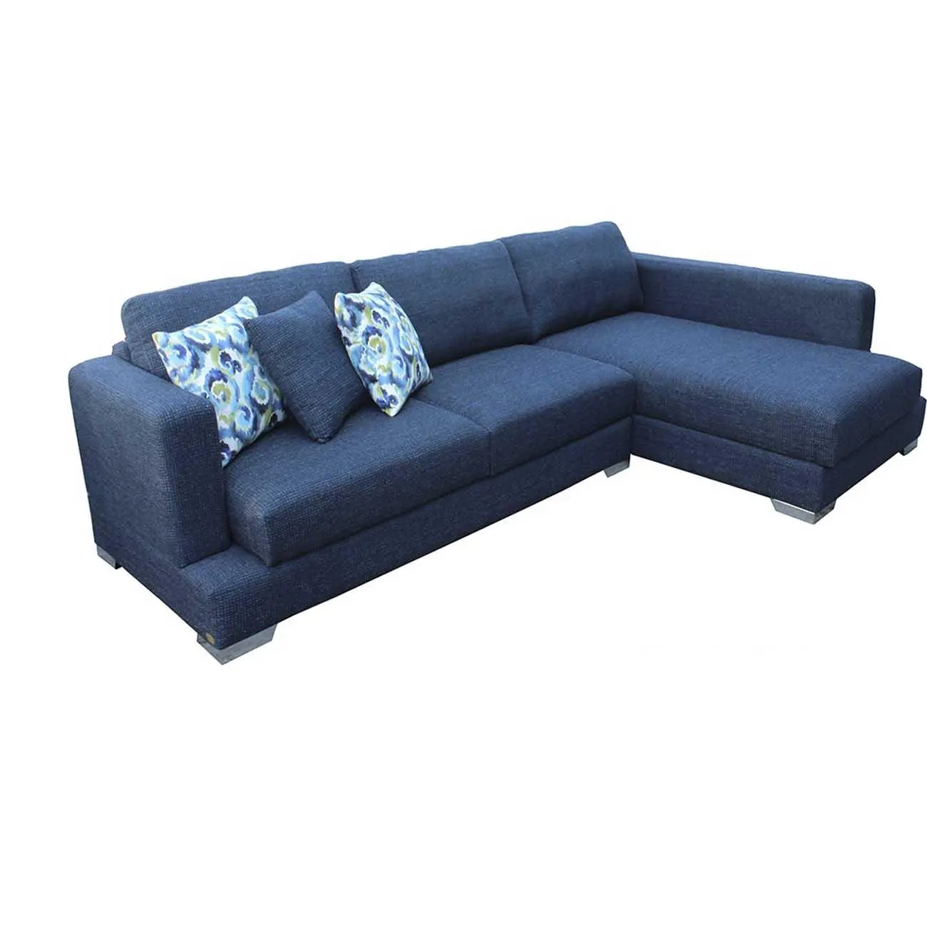 SALA SECCIONAL DERECHA COLOR AZUL MARINO