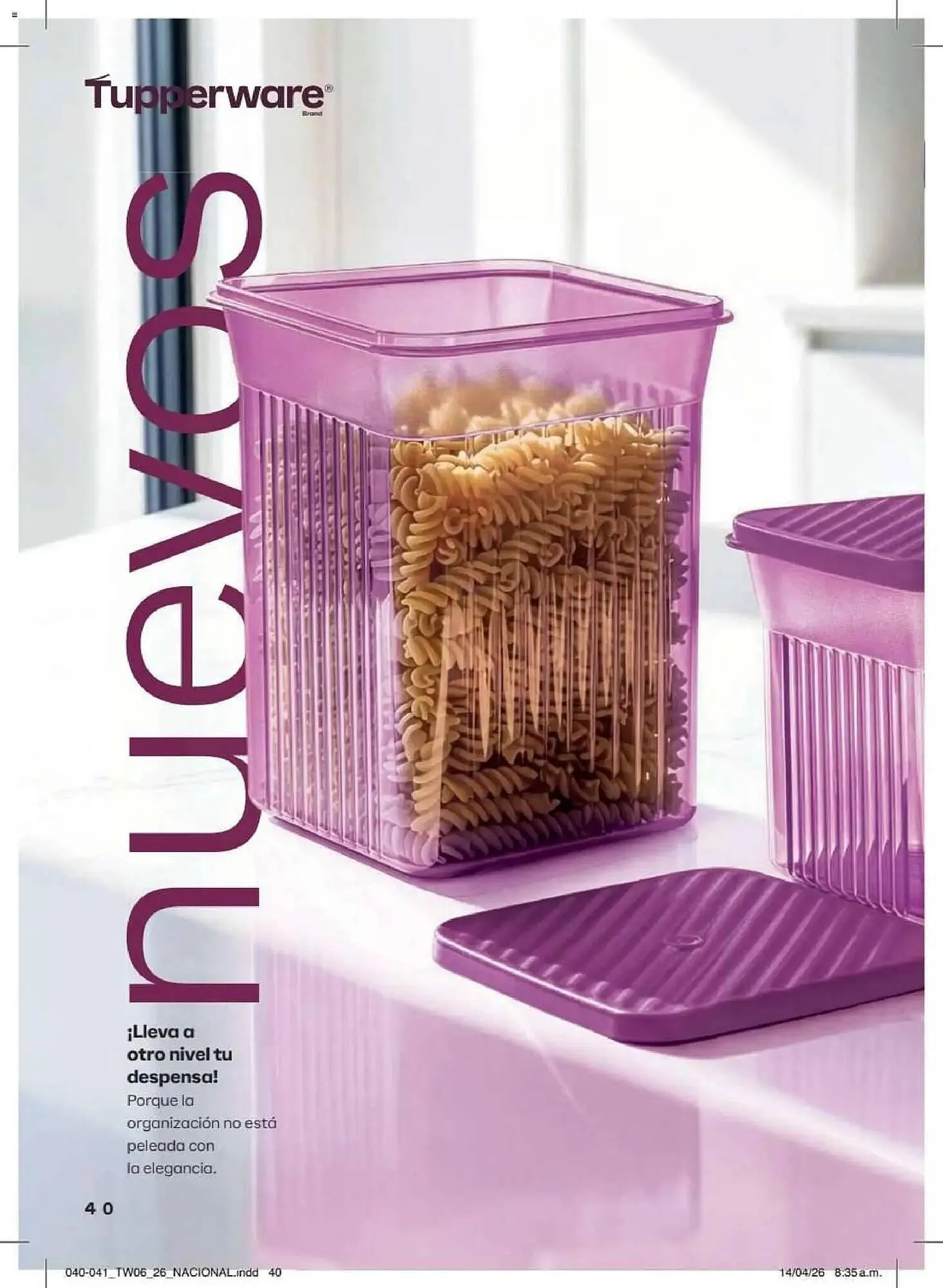 Catálogo de Catálogo Tupperware 18 de mayo al 14 de junio 2026 - Pagina 40