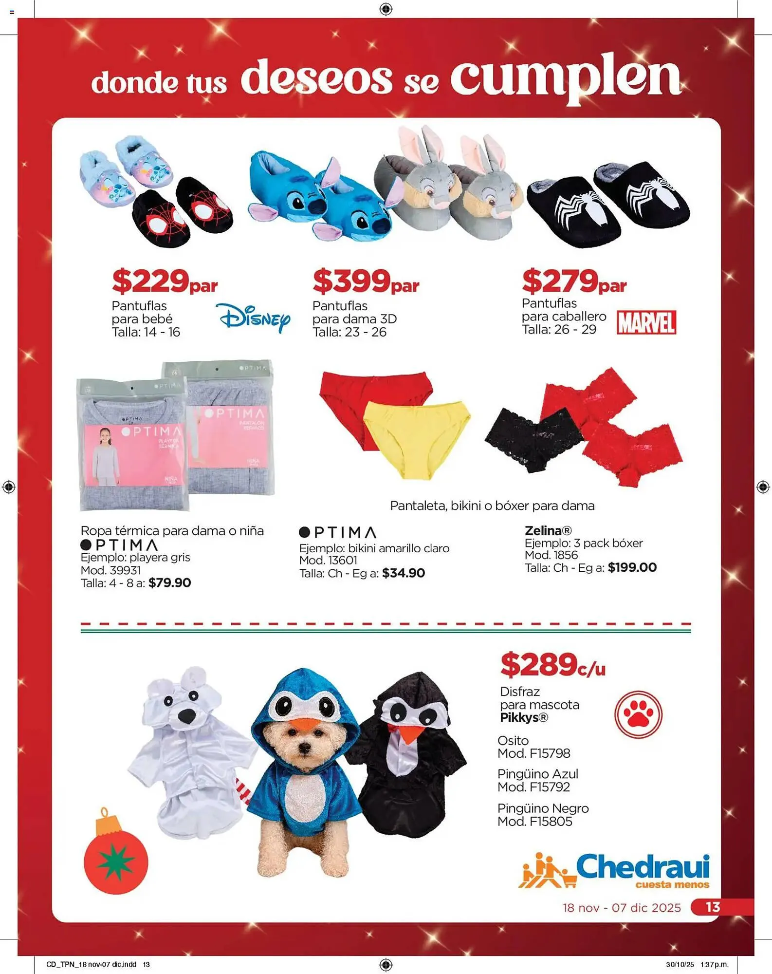 Catálogo de Folleto Chedraui 18 de noviembre al 8 de diciembre 2025 - Pagina 13
