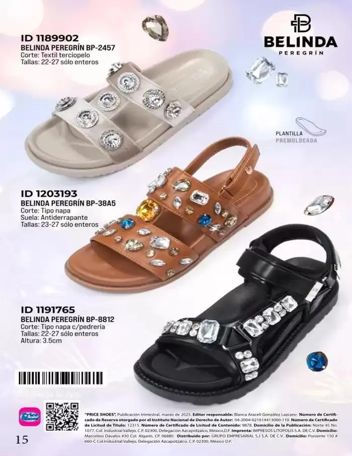 Catálogo de SANDALIAS PIEDRAS | ACO | 2025 | 1E 20 de marzo al 31 de agosto 2025 - Pagina 14