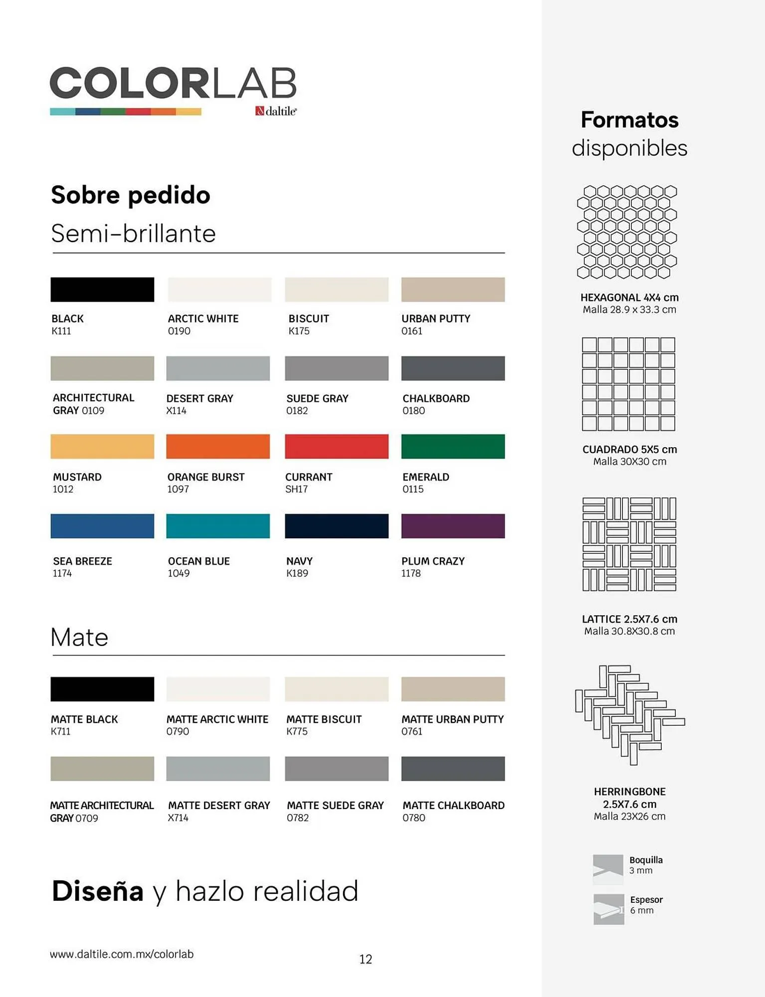 Catálogo de Catálogo Daltile 1 de enero al 31 de diciembre 2024 - Pagina 12