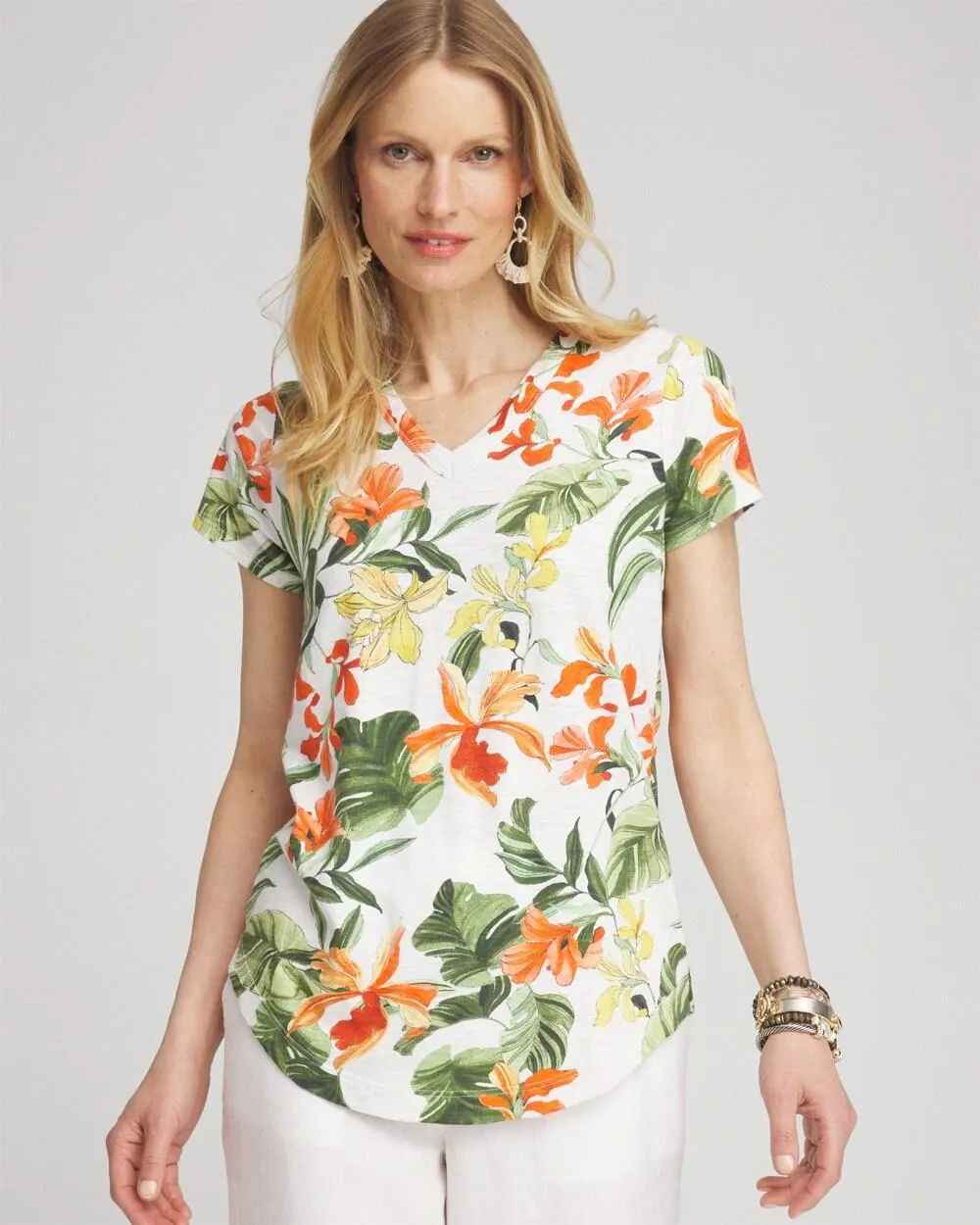 Orchid Cap Sleeve Tee