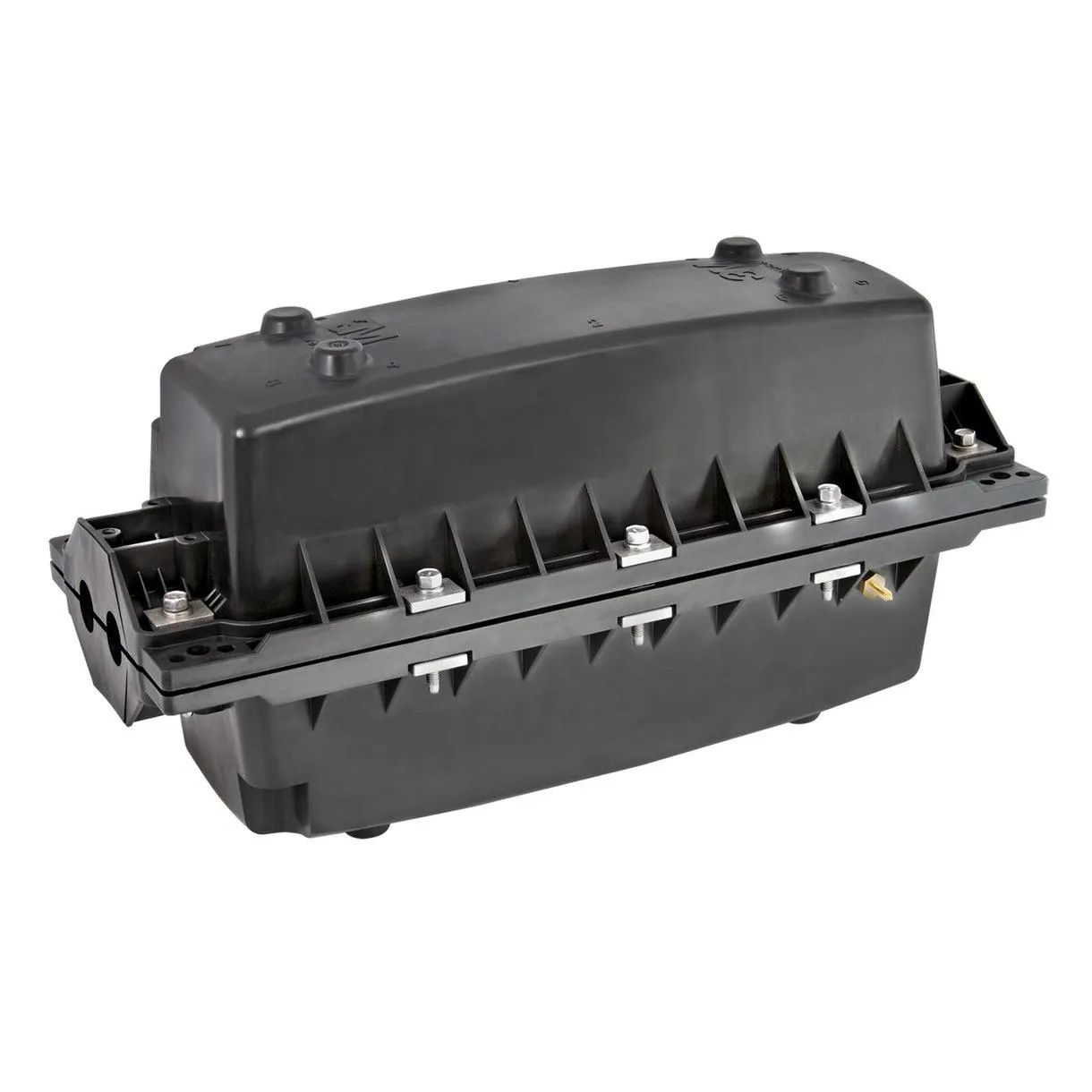 2178-LL Cierre de empalme en línea con 4 puertos, capacidad 6 charolas