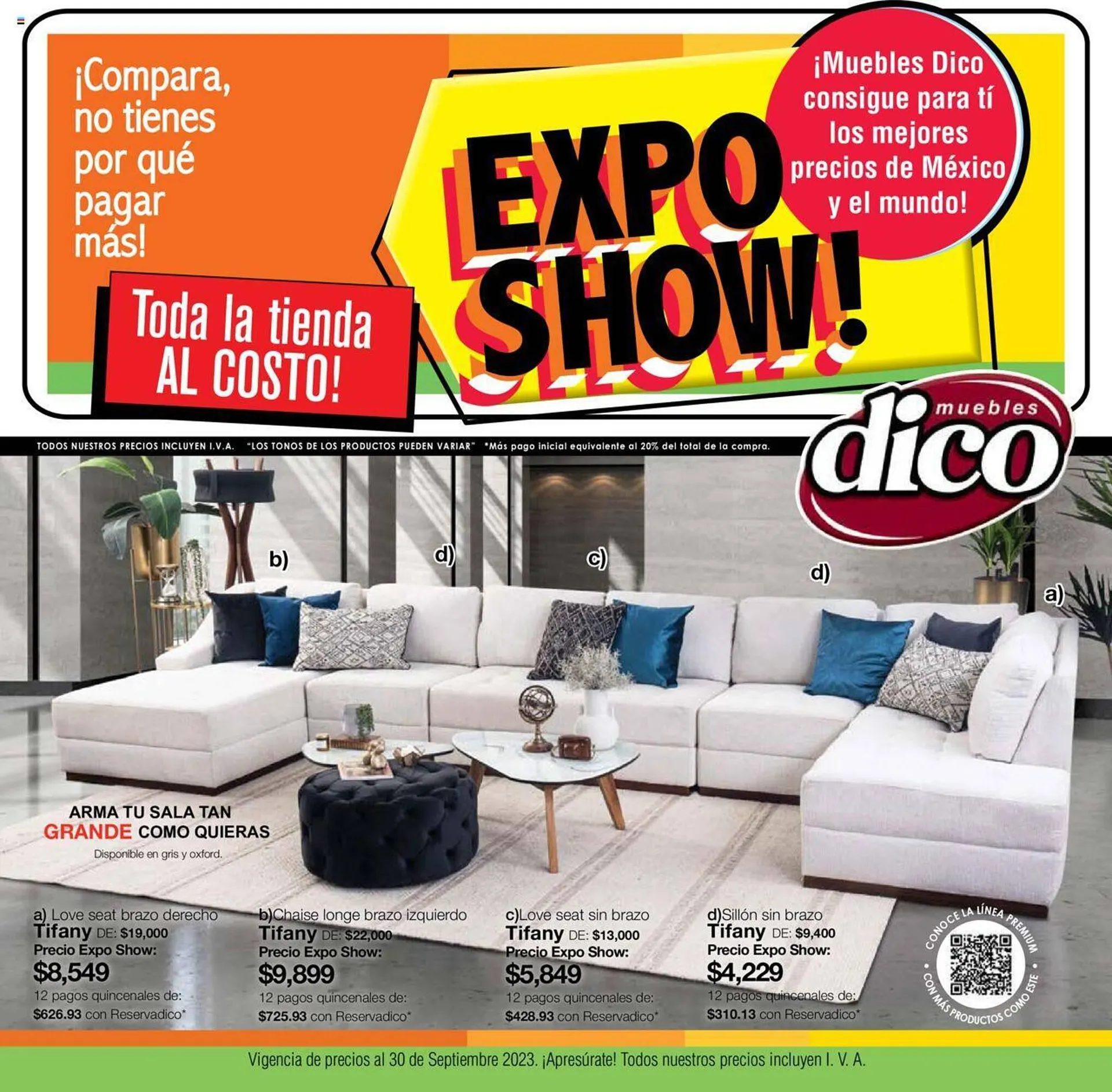 Catálogo de Catálogo Muebles Dico 7 de septiembre al 30 de septiembre 2023 - Pagina 1