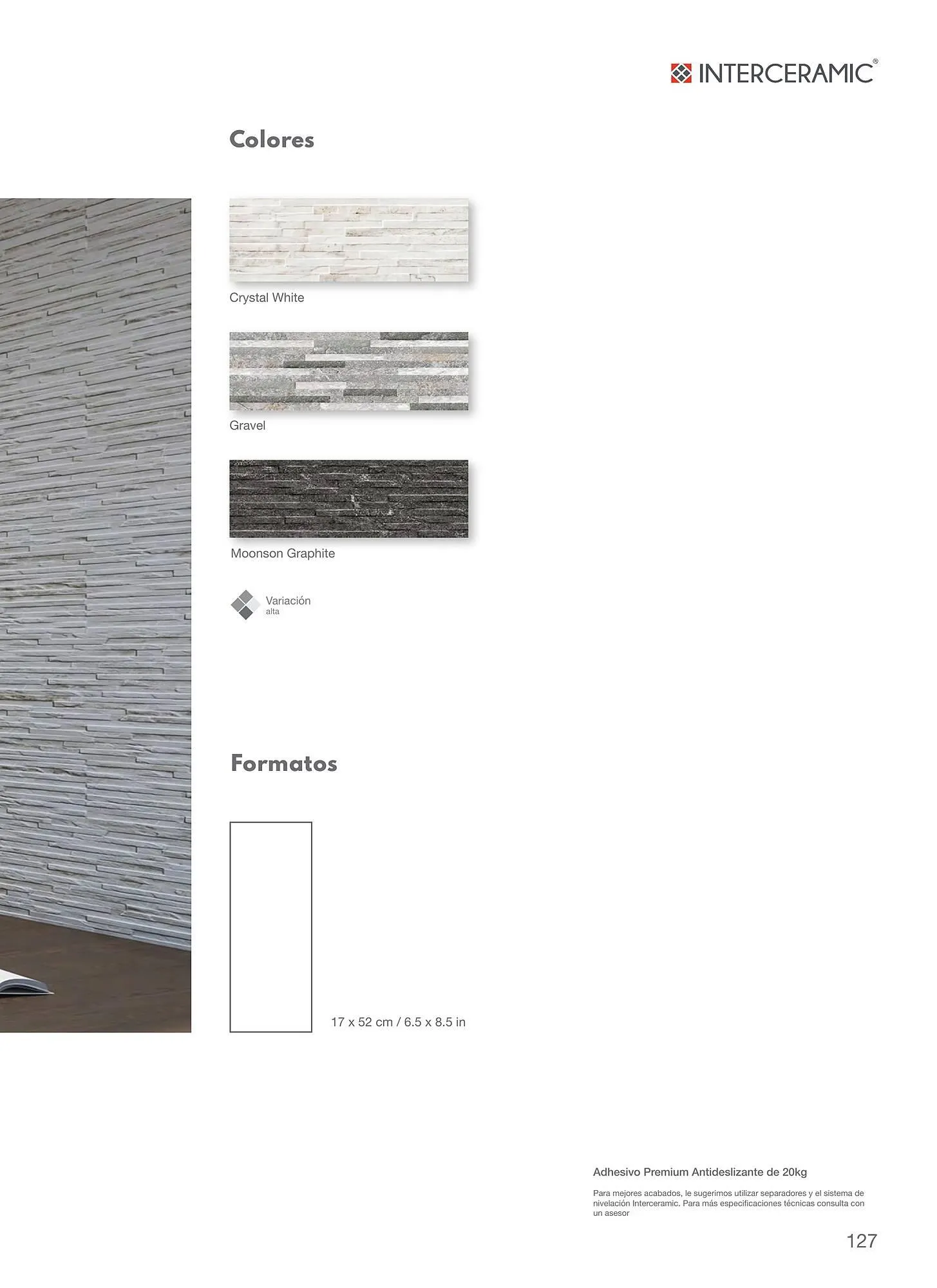 Catálogo de Catálogo Interceramic 12 de marzo al 31 de diciembre 2024 - Pagina 127