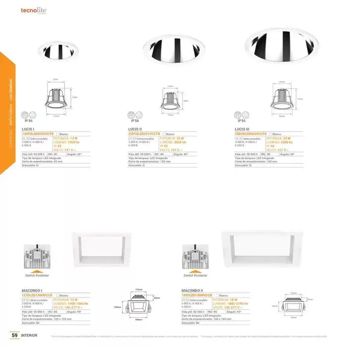 Catálogo de TecnoliteMEDIA 1 de enero al 31 de diciembre 2025 - Pagina 60