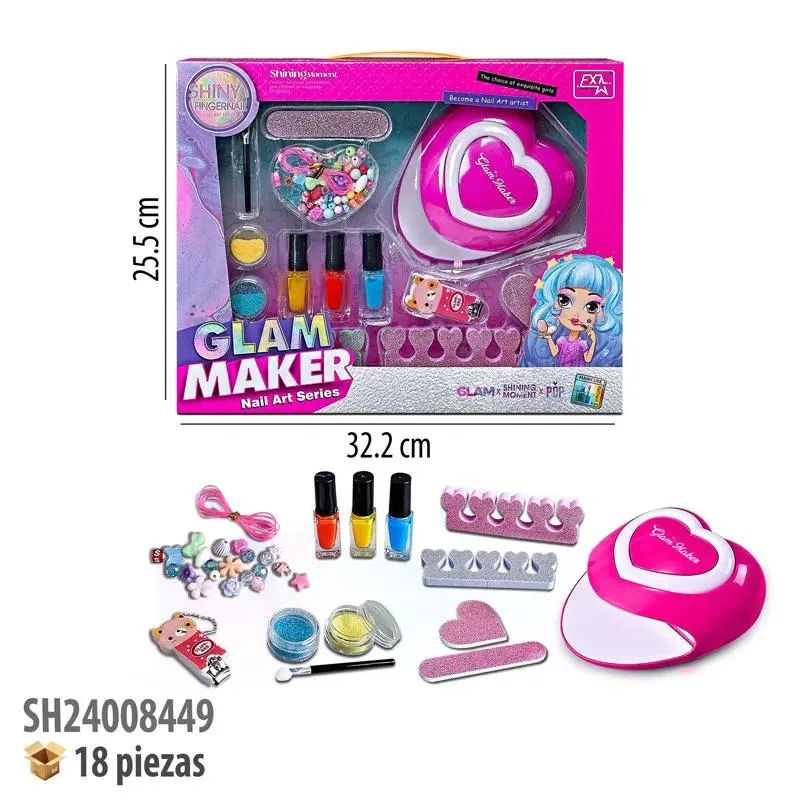 JUEGO DE UÑAS CON VENTILADOR