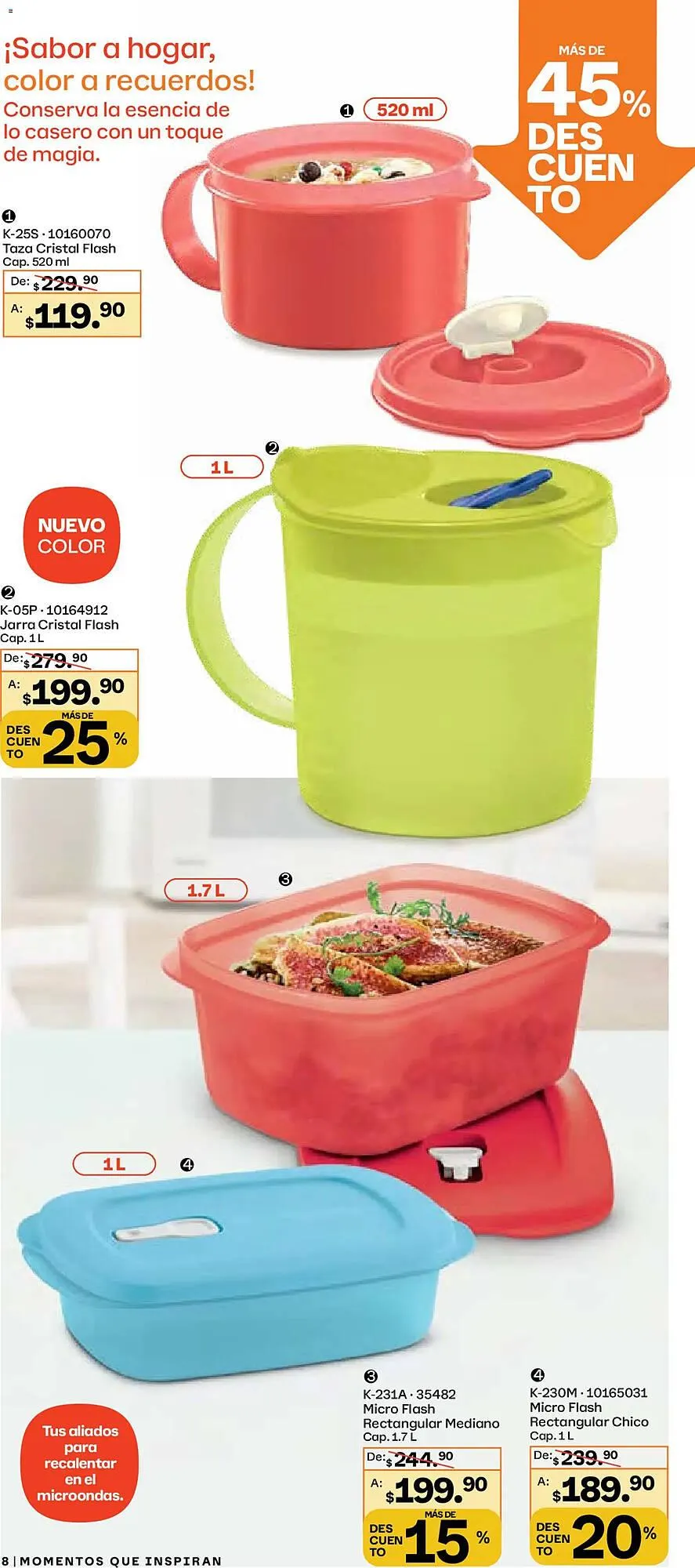 Catálogo de Catálogo Tupperware 29 de diciembre al 26 de enero 2026 - Pagina 8