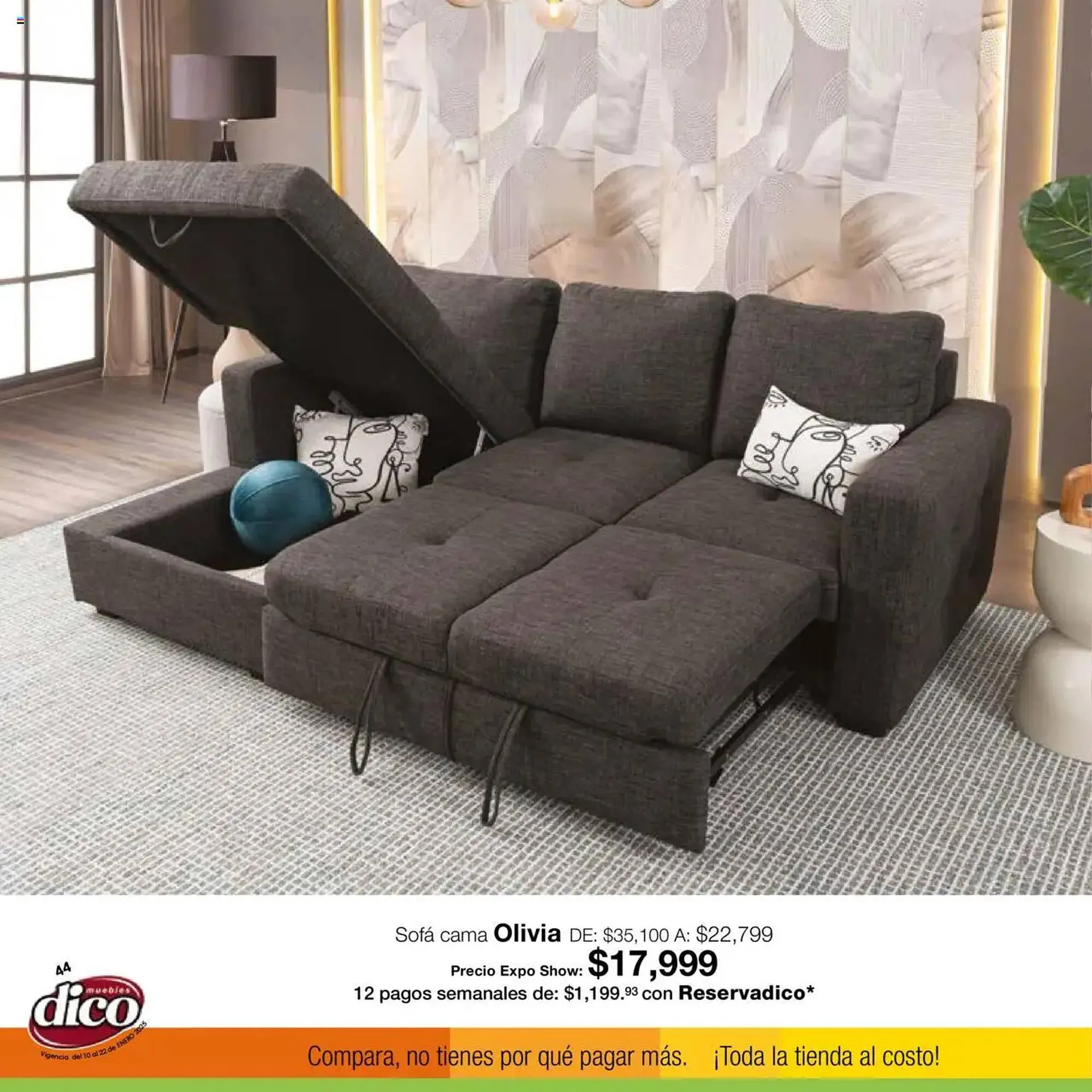 Catálogo de Catálogo Muebles Dico 10 de enero al 22 de enero 2025 - Pagina 44