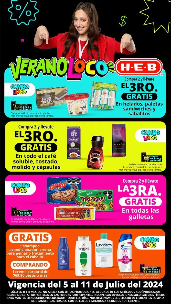 Catálogo de HEB - Combo Loco 8 de julio al 11 de julio 2024 - Pagina 1