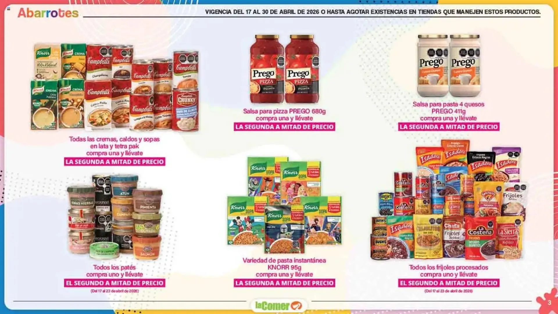 Catálogo de Folleto La Comer 17 de abril al 30 de abril 2026 - Pagina 3