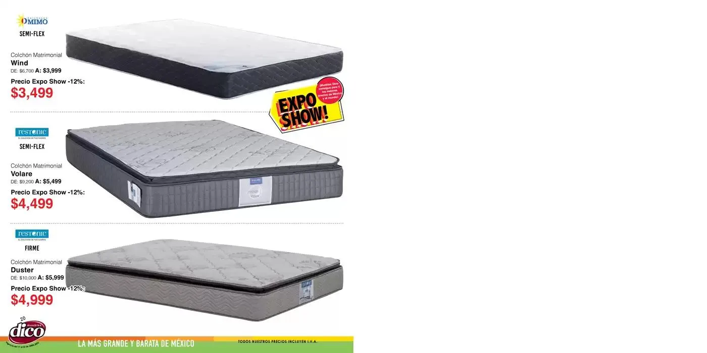 Catálogo de Muebles Dico Exposhow Centro Abril 25 17 de abril al 22 de abril 2025 - Pagina 20