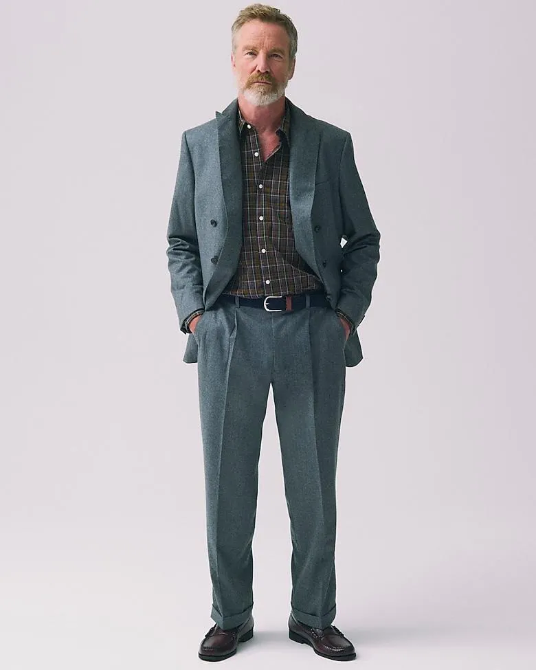 Kenmare Relaxed-fit suit jacket in Italian wool