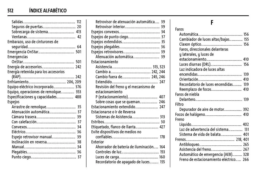 Catálogo de Cheyenne 2025 Manual del propietario 22 de enero al 31 de diciembre 2025 - Pagina 513
