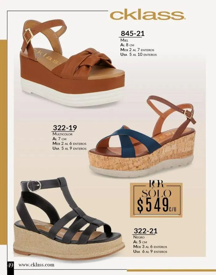 Catálogo de Cklass Calzado Dama Otoño-Invierno 30 de agosto al 31 de enero 2025 - Pagina 84