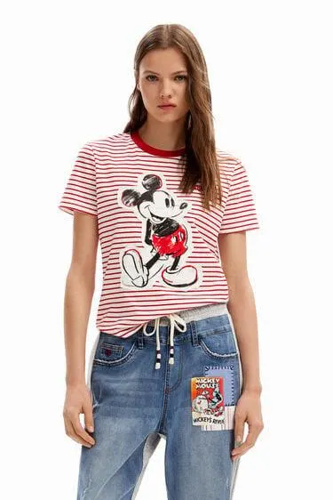 Camiseta rayas Mickey Mouse