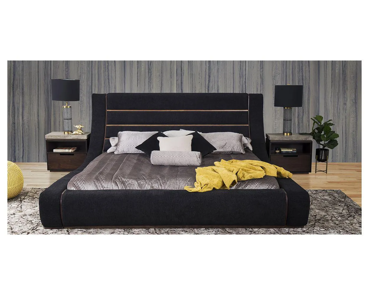 Cama King Size Gipsy Negro