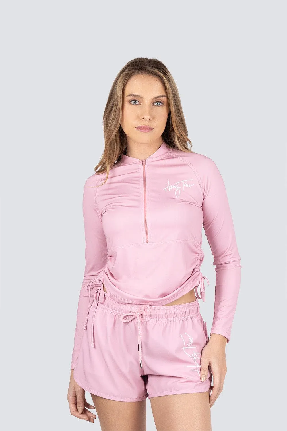 Rashguard con cordones laterales