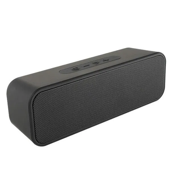 Seitruly Altavoz inalámbrico para el hogar al aire libre, recargable, resistente al agua, dispositivos de barra de sonido, salida de Audio, Subwoofer, Cables de audio/vídeo Negro