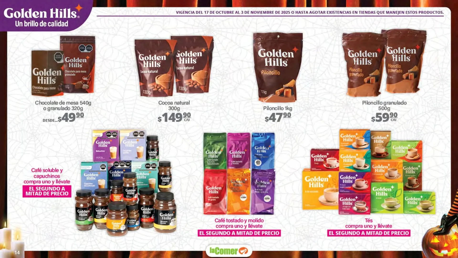 Catálogo de Folleto La Comer 17 de octubre al 3 de noviembre 2025 - Pagina 14