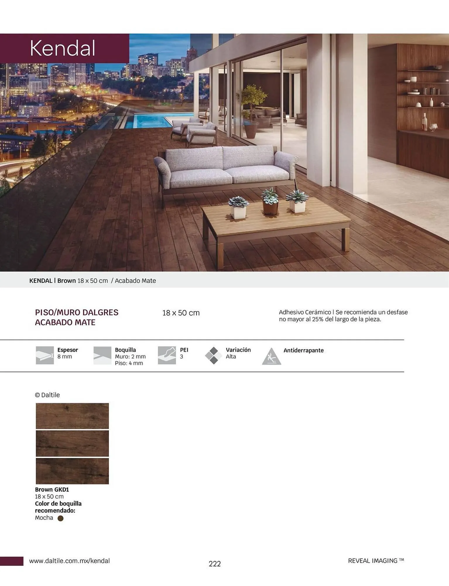 Catálogo de Catálogo Daltile 1 de enero al 31 de diciembre 2024 - Pagina 222