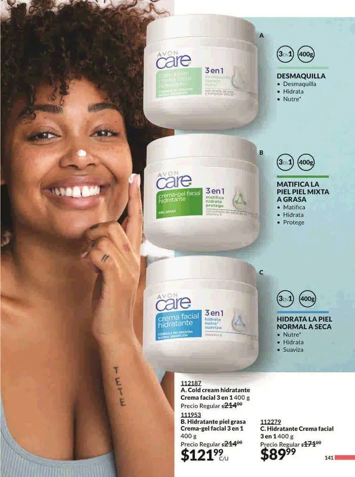 Catálogo de Avon COSMÉTICOS C15 14 de agosto al 18 de septiembre 2024 - Pagina 141