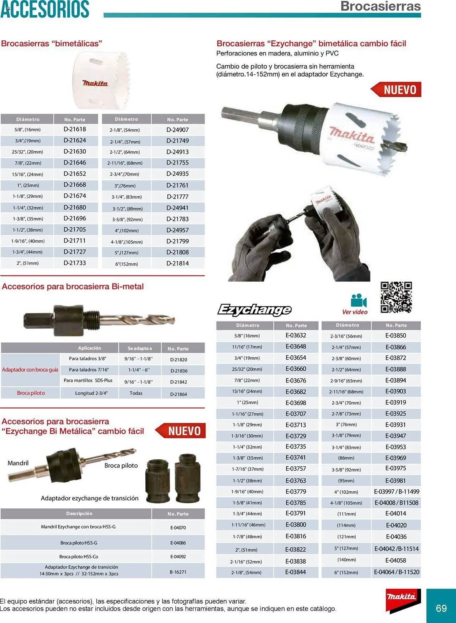 Catálogo de Catálogo Makita 8 de julio al 31 de diciembre 2025 - Pagina 69