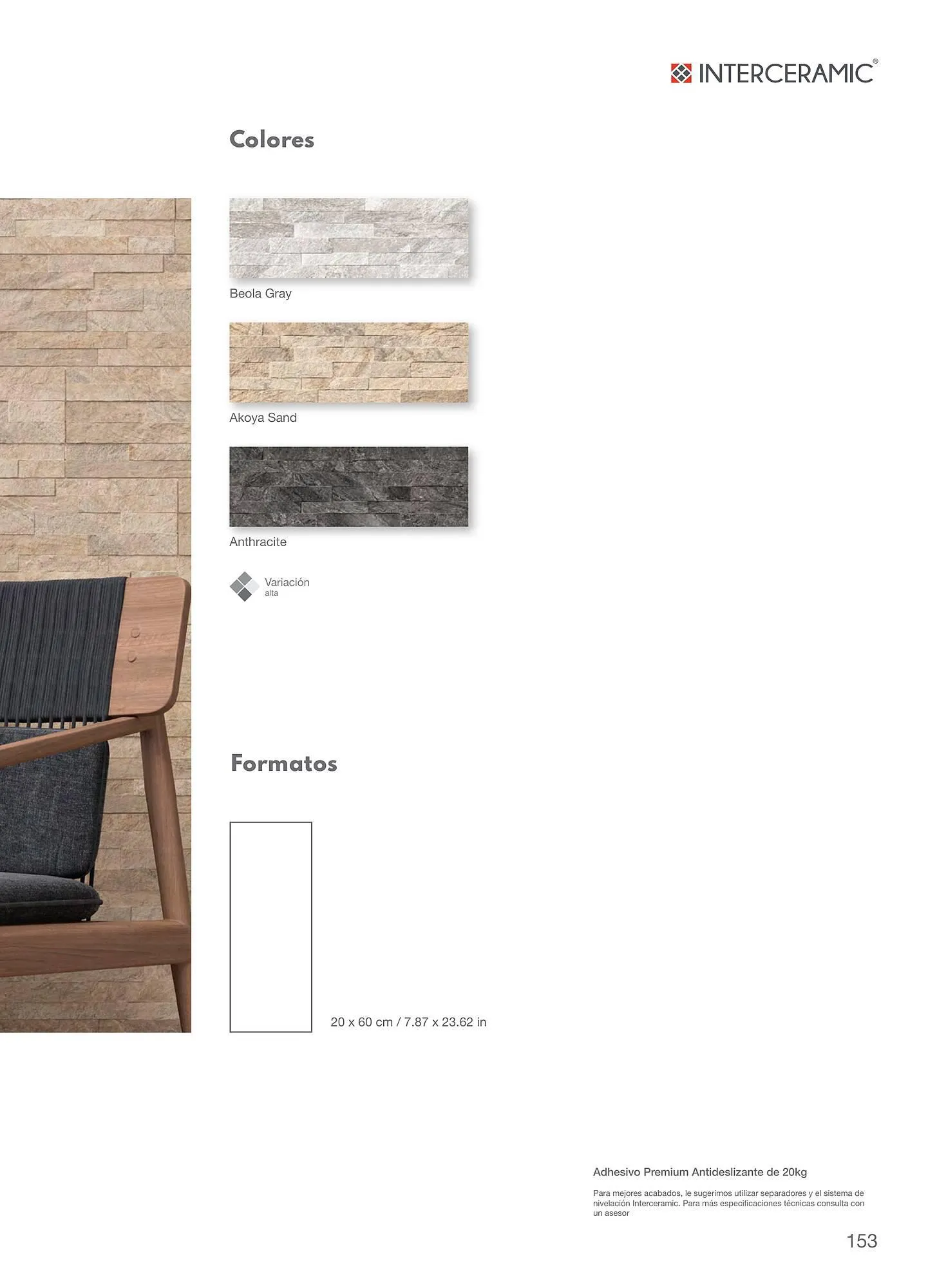 Catálogo de Catálogo Interceramic 12 de marzo al 31 de diciembre 2024 - Pagina 153