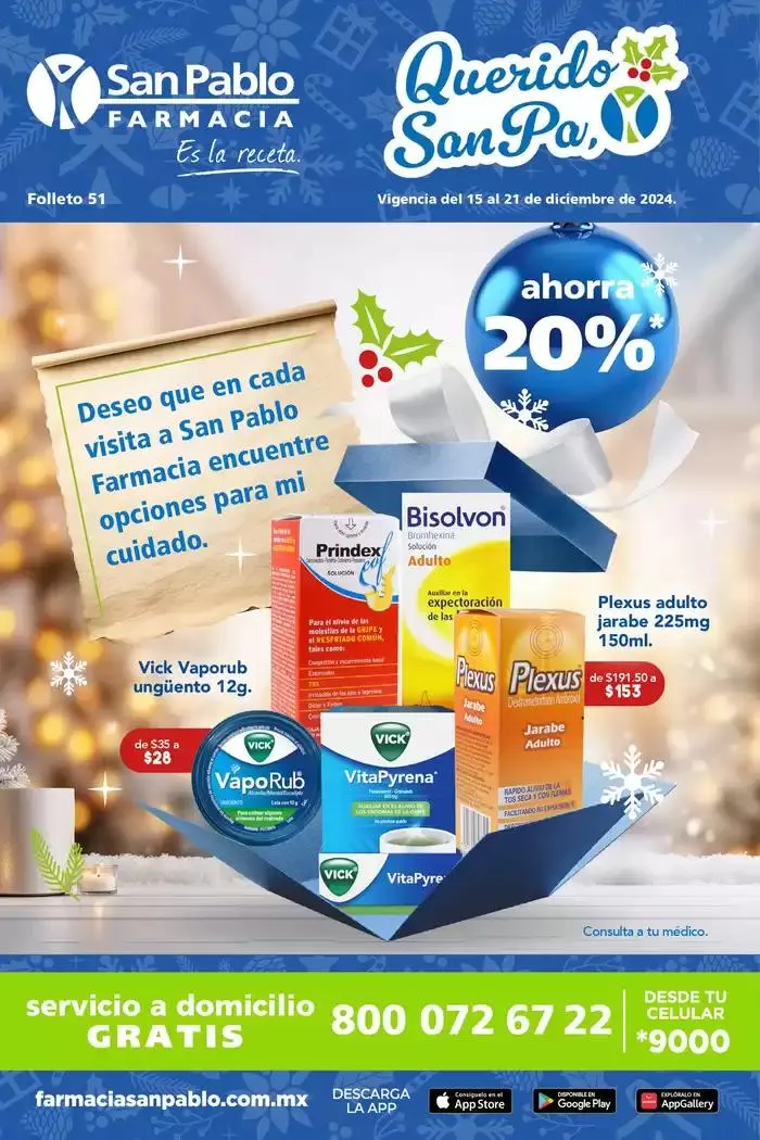 Catálogo de Querido San Pablo 15 de diciembre al 21 de diciembre 2024 - Pagina 1