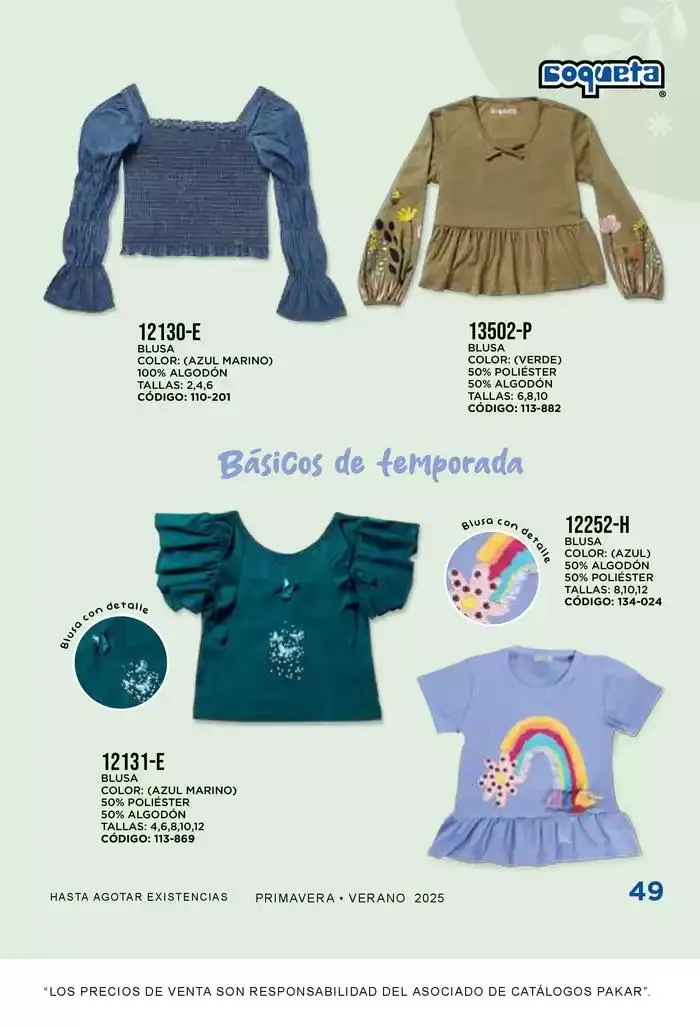 Catálogo de Pakar Coqueta 31 de enero al 31 de agosto 2025 - Pagina 49