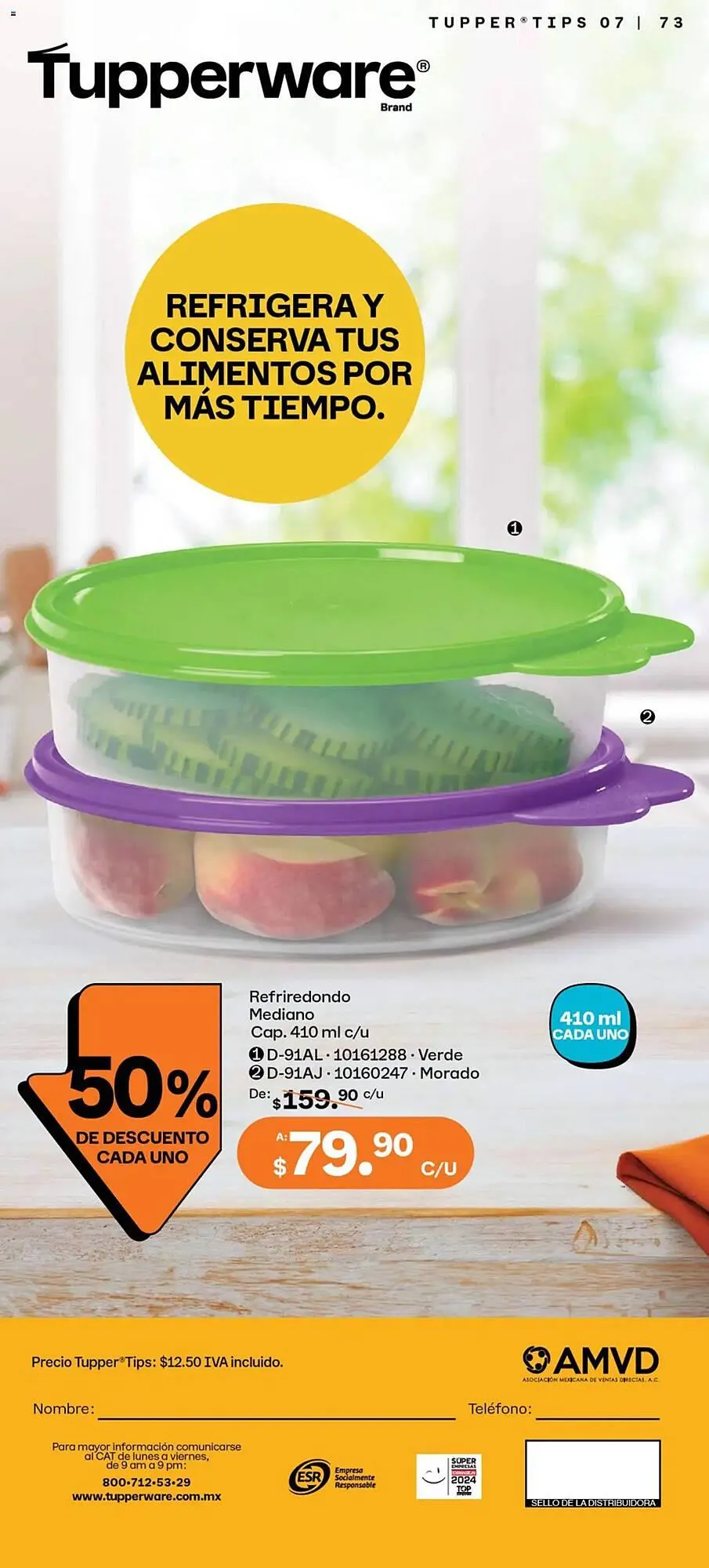 Catálogo de Catálogo Tupperware 16 de junio al 15 de julio 2025 - Pagina 73