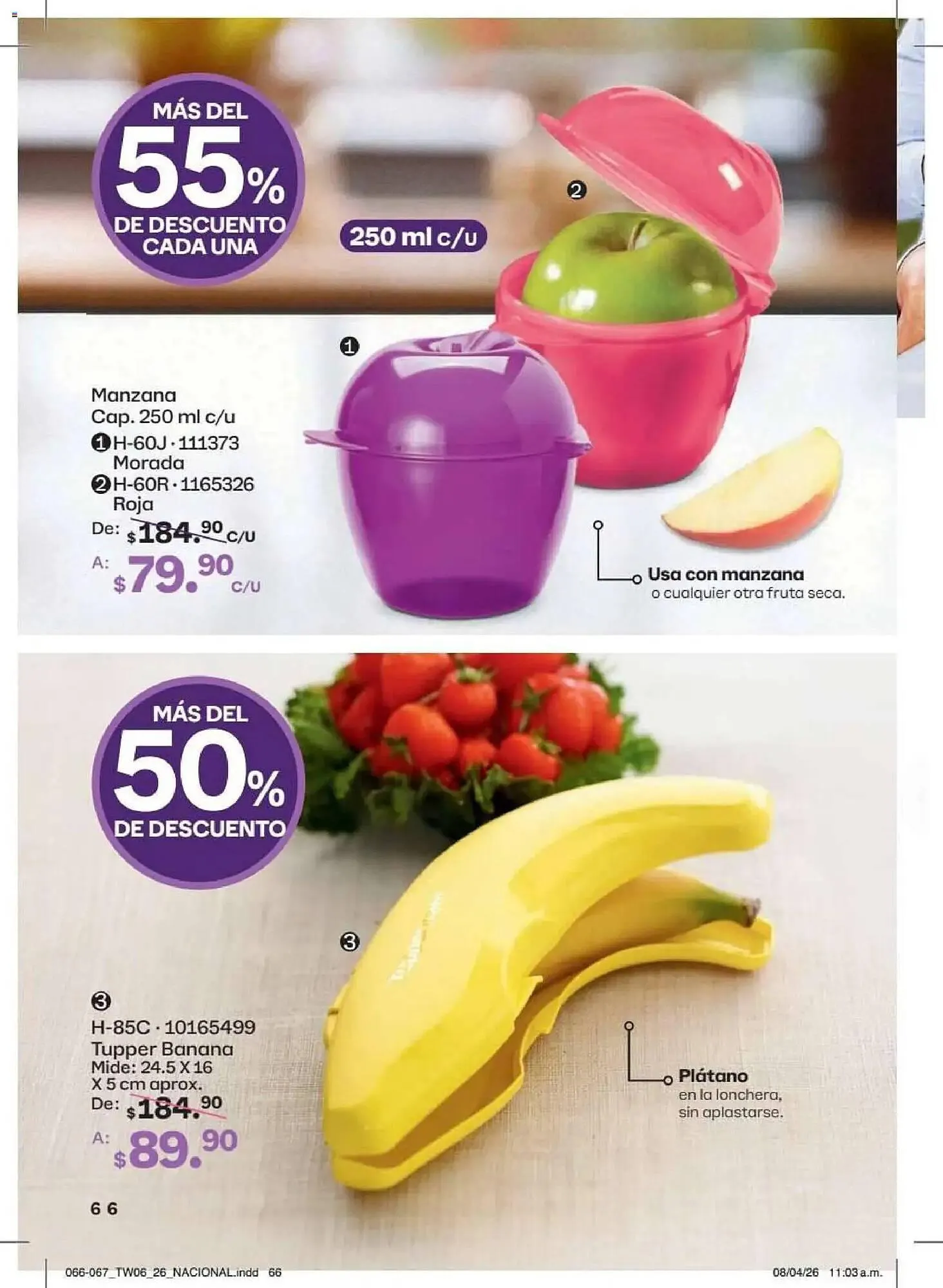 Catálogo de Catálogo Tupperware 18 de mayo al 14 de junio 2026 - Pagina 66
