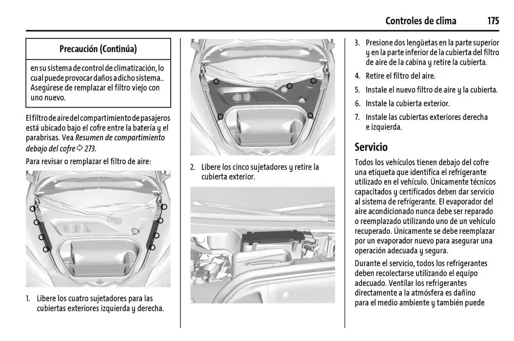 Catálogo de Chevrolet Corvette Stingray Manual del propietario 22 de enero al 31 de diciembre 2025 - Pagina 176