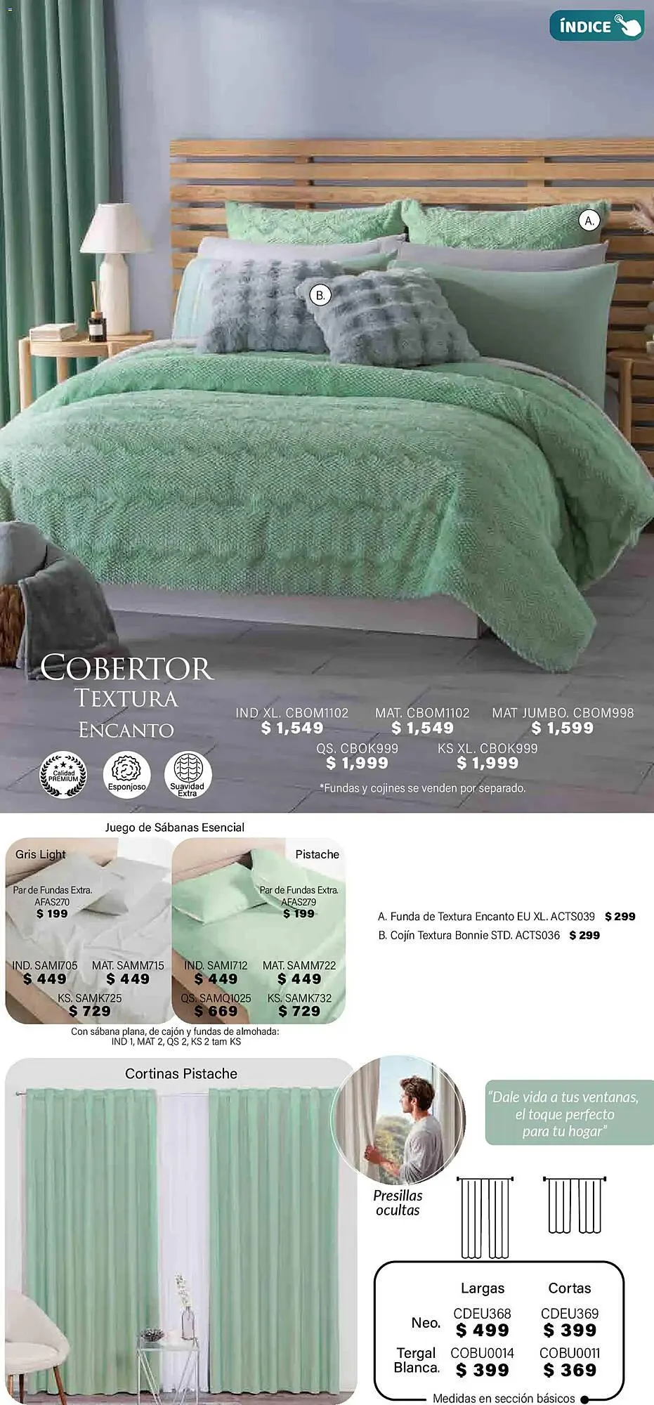 Catálogo de Catálogo Colchas Concord 1 de noviembre al 1 de febrero 2026 - Pagina 356