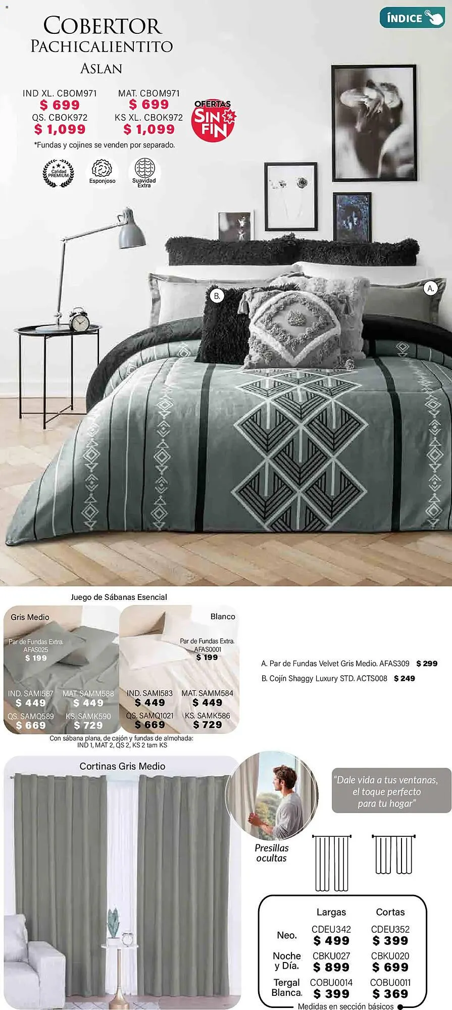 Catálogo de Catálogo Colchas Concord 1 de noviembre al 1 de febrero 2026 - Pagina 280