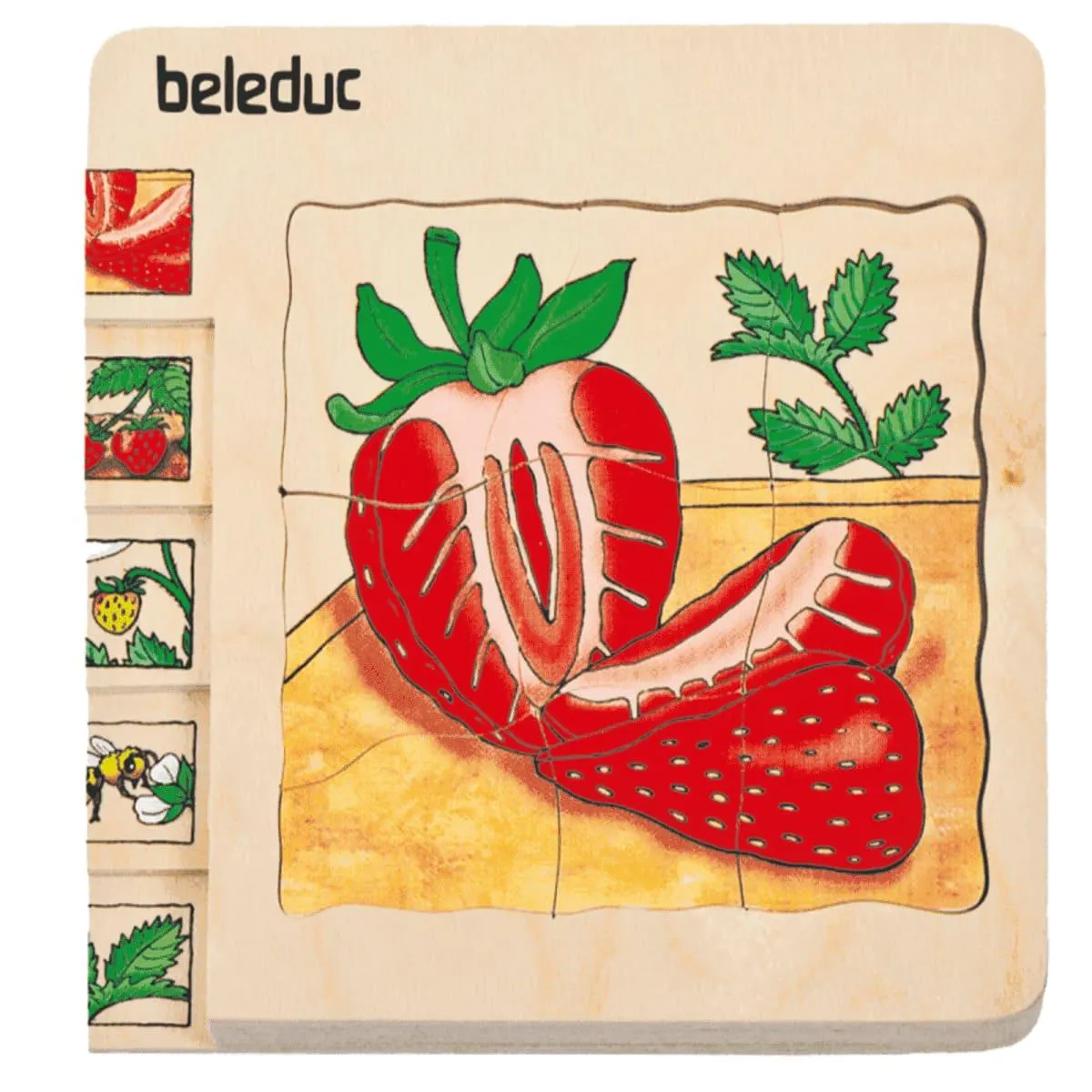 ROMPECABEZAS MULTICAPAS DE FRESAS 5 EN 1