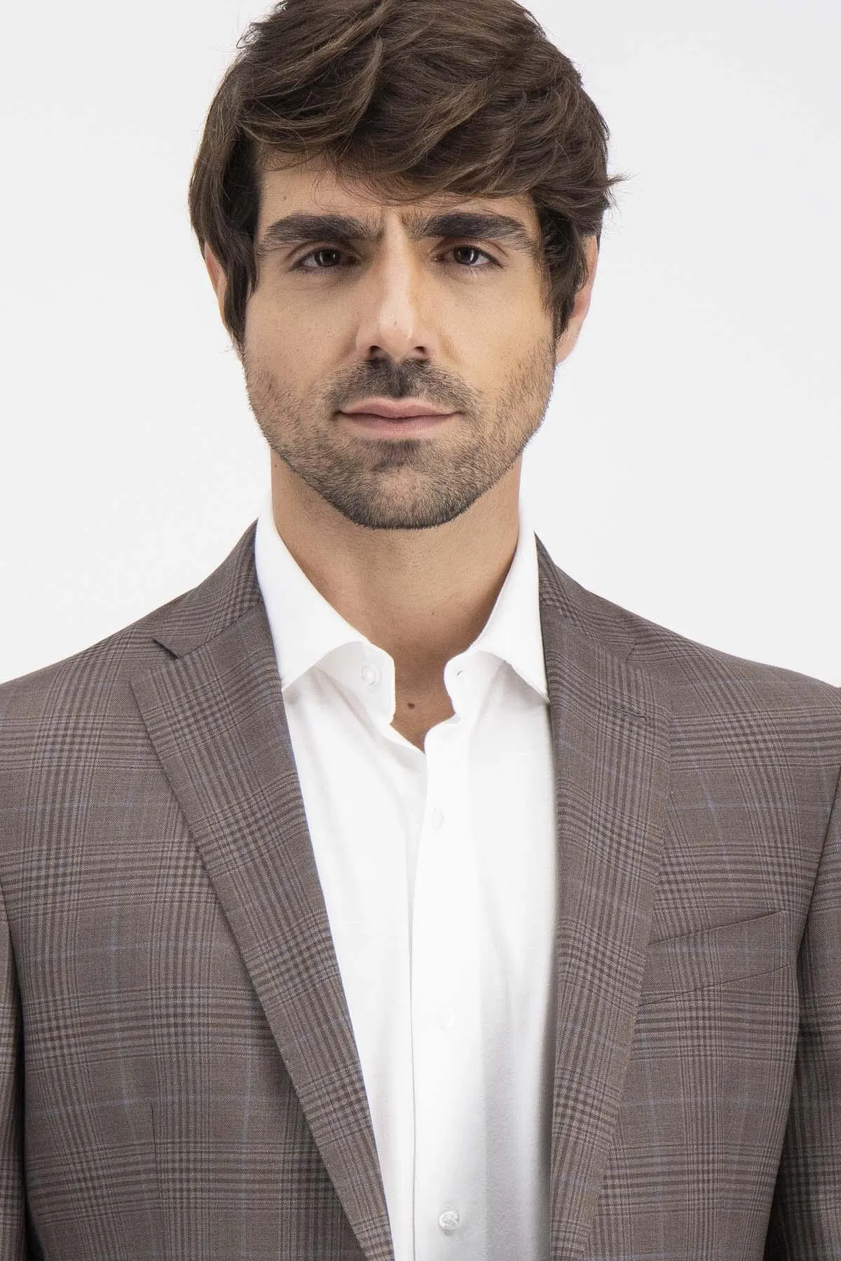 Saco Sport Calderoni Couture Beige Contemporary Fit