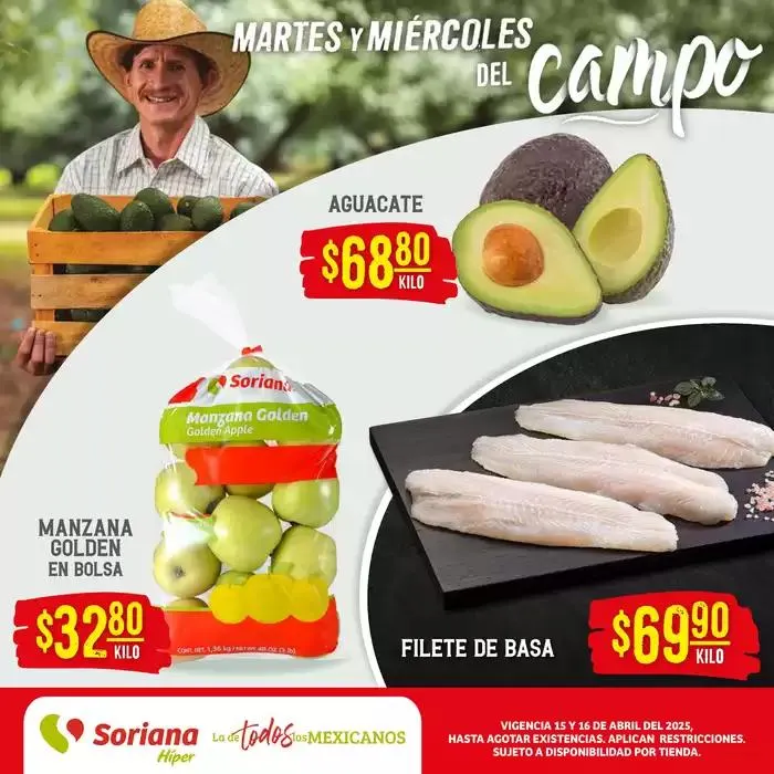 Catálogo de Martes y Miércoles del Campo Híper Nacional 15 de abril al 16 de abril 2025 - Pagina 1